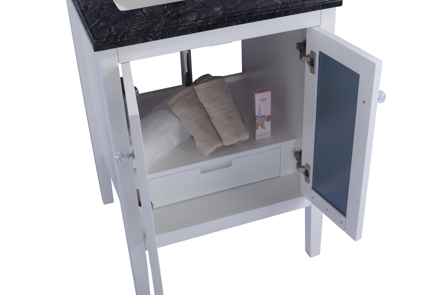 Laviva 313MKSH-24W Mediterraneo 24" Bathroom Vanity with Countertop