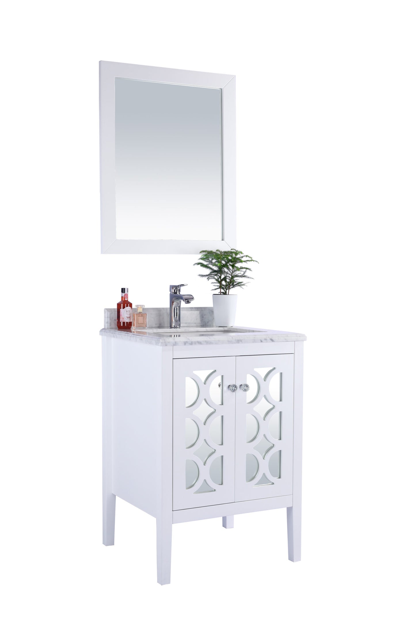 Laviva 313MKSH-24W Mediterraneo 24" Bathroom Vanity with Countertop