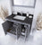 Laviva 313MKSH-36G Mediterraneo 36" Bathroom Vanity with Countertop