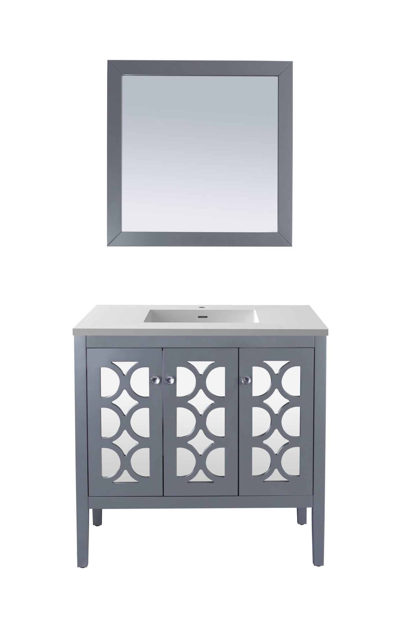 Laviva 313MKSH-36G Mediterraneo 36" Bathroom Vanity with Countertop