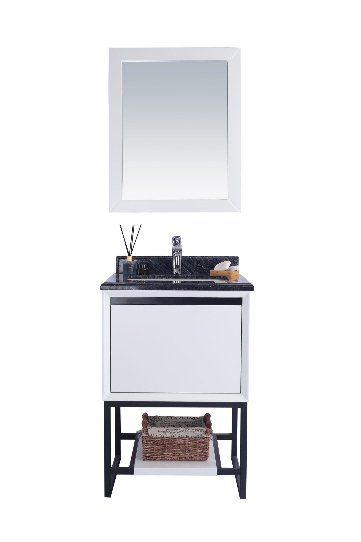 Laviva 313SMR-24W Alto 24" Bathroom Vanity with Countertop