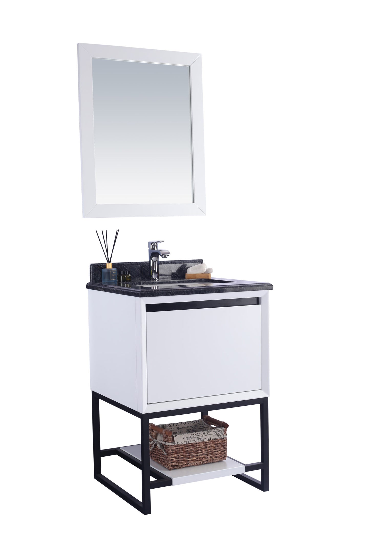 Laviva 313SMR-24W Alto 24" Bathroom Vanity with Countertop
