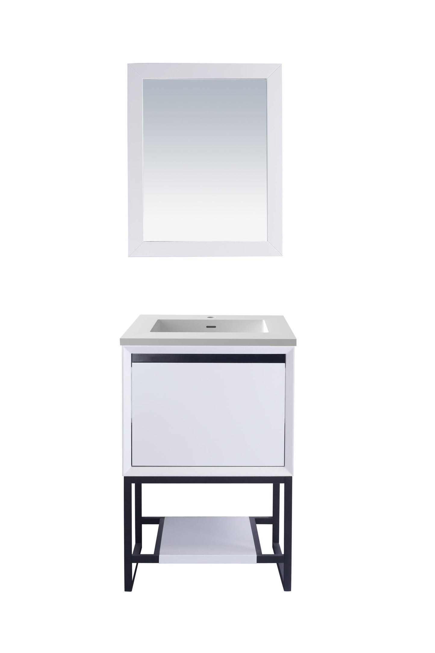 Laviva 313SMR-24W Alto 24" Bathroom Vanity with Countertop