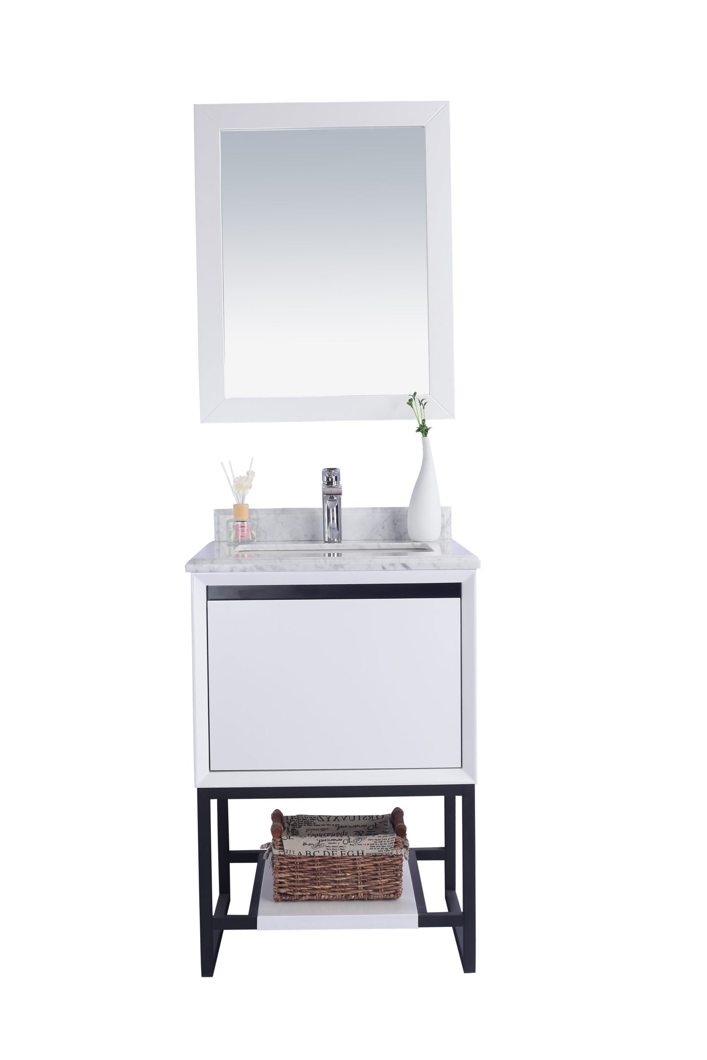 Laviva 313SMR-24W Alto 24" Bathroom Vanity with Countertop