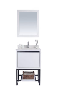 Laviva 313SMR-24W Alto 24" Bathroom Vanity with Countertop