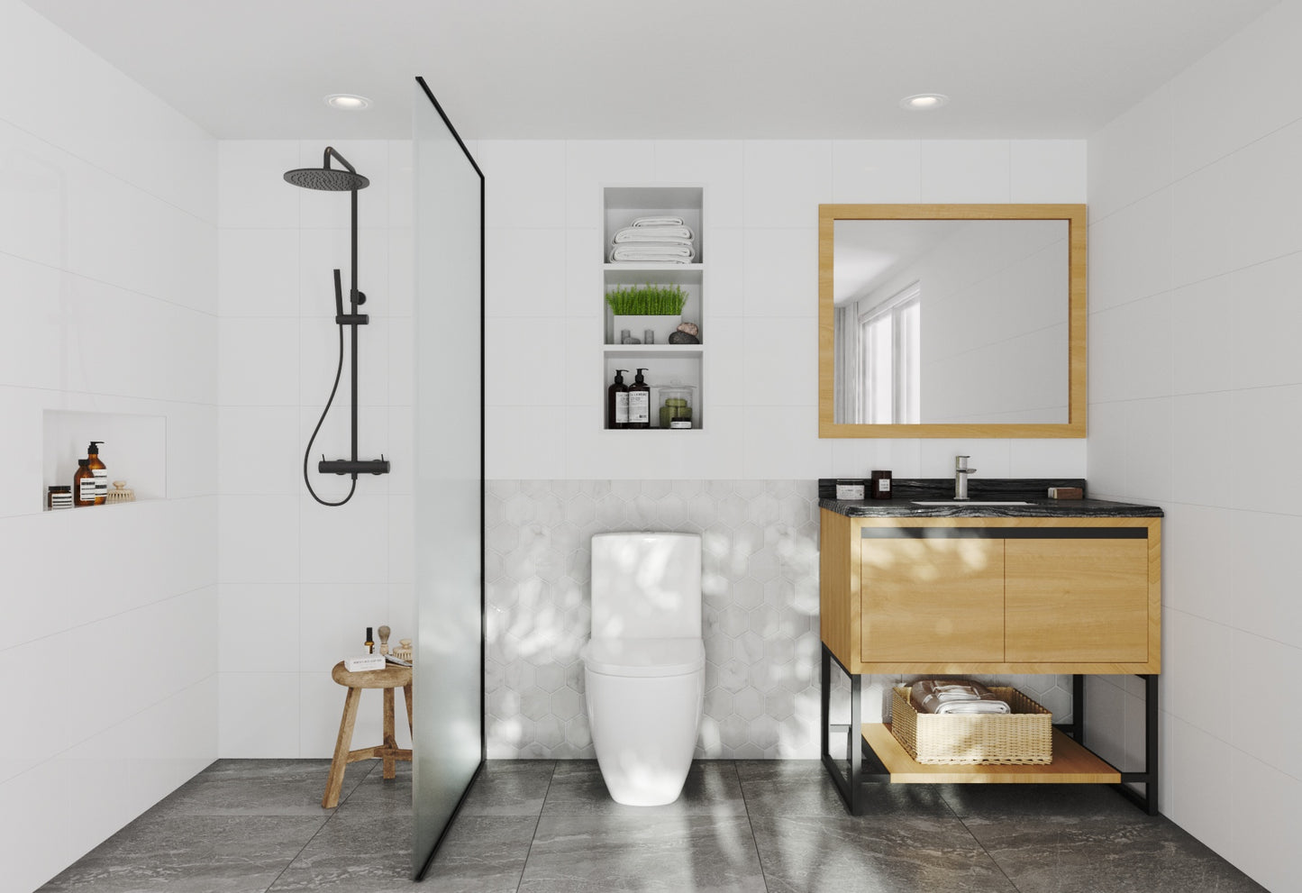 Laviva 313SMR-36CO Alto 36" Bathroom Vanity with Countertop