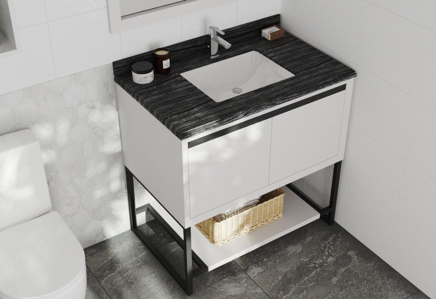 Laviva 313SMR-36W Alto 36" Bathroom Vanity with Countertop
