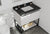 Laviva 313SMR-36W Alto 36" Bathroom Vanity with Countertop