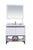 Laviva 313SMR-36W Alto 36" Bathroom Vanity with Countertop