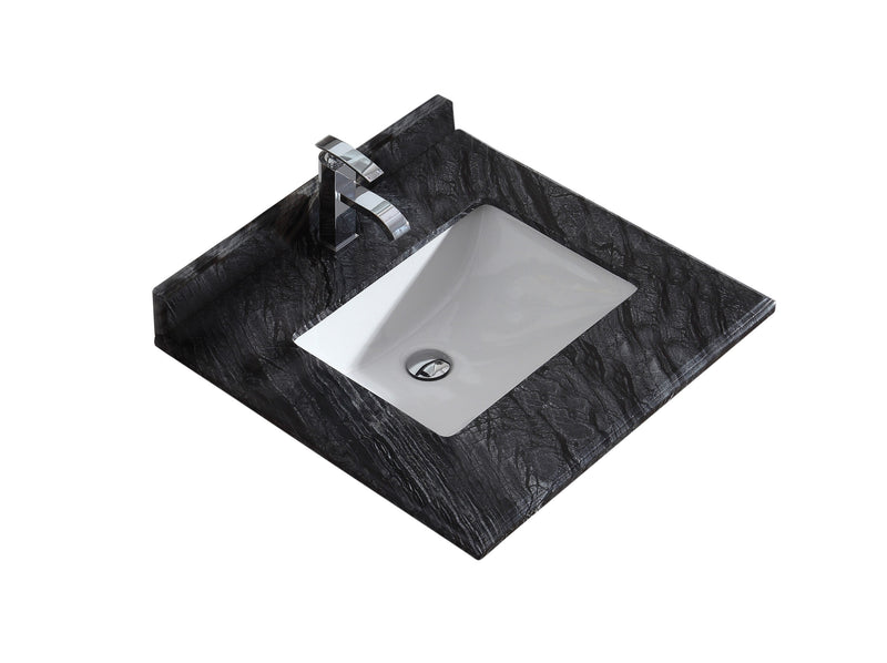 Laviva Forever Single Hole Countertop with Rectangular Ceramic Sink