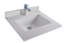 Load image into Gallery viewer, Laviva 313SQ1H-24 Forever 24&quot; Single Hole Countertop with Rectangular Ceramic Sink