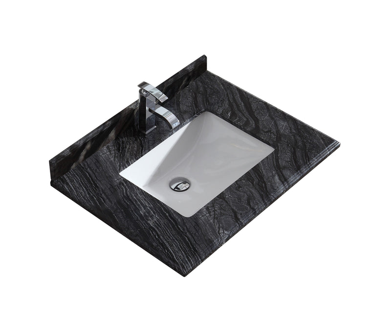 Laviva 313SQ1H-30 Forever 30" Single Hole Countertop with Rectangular Ceramic Sink