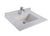 Laviva 313SQ1H-30 Forever 30" Single Hole Countertop with Rectangular Ceramic Sink