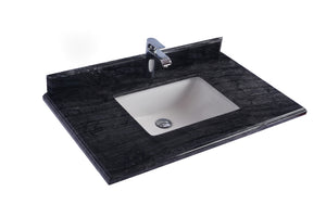 Laviva 313SQ1H-36 Forever 36" Single Hole Countertop with Rectangular Ceramic Sink