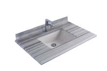 Load image into Gallery viewer, Laviva 313SQ1H-36 Forever 36&quot; Single Hole Countertop with Rectangular Ceramic Sink