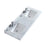 Laviva 313SQ1H-60 Forever 60" Single Hole Countertop with Double Rectangular Ceramic Sinks
