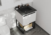 Load image into Gallery viewer, Laviva 313SQ1HSS-24 Forever VIVA Stone 24&quot; Solid Surface Countertop with Integrated Sink