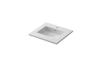 Load image into Gallery viewer, Laviva 313SQ1HSS-24 Forever VIVA Stone 24&quot; Solid Surface Countertop with Integrated Sink