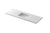 Laviva 313SQ1HSS-60C Forever VIVA Stone 60" Solid Surface Countertop with Single Integrated Sink