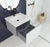 Laviva 313VTR-24CW Vitri 24" Bathroom Vanity with VIVA Stone Solid Surface Countertop