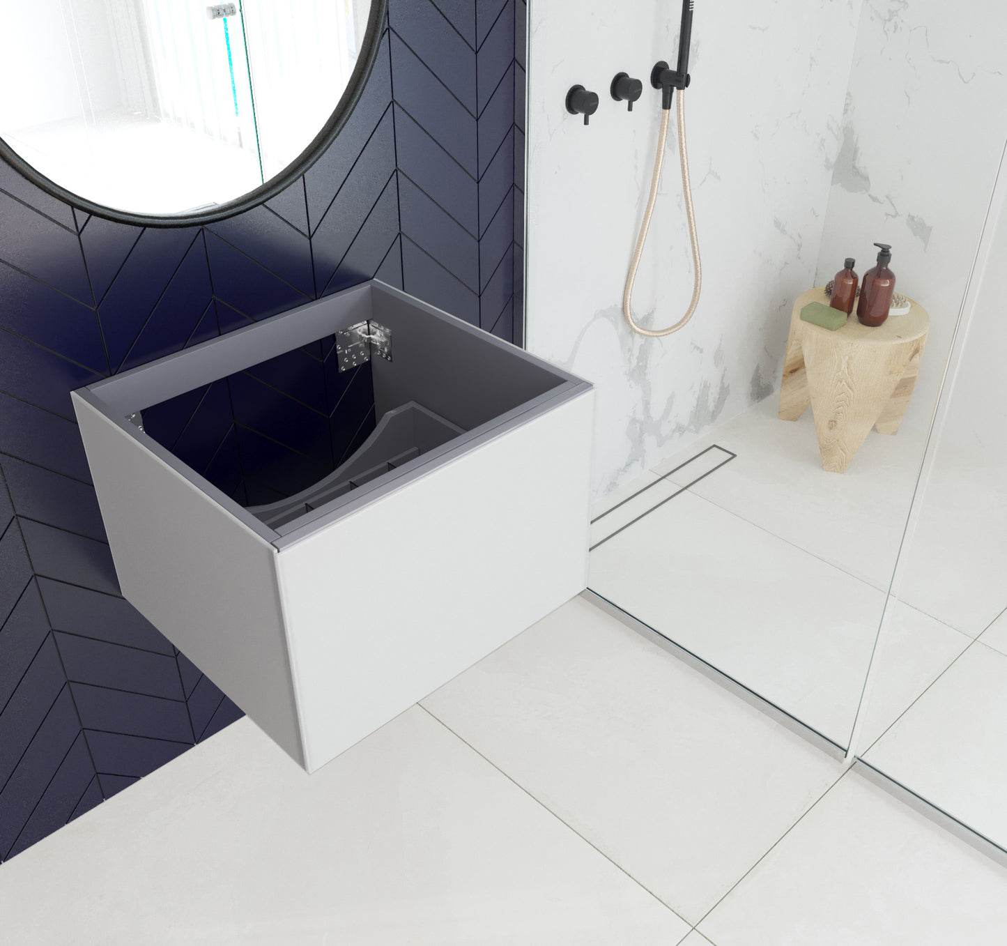 Laviva 313VTR-24 Vitri 24" Wall Hung Bathroom Vanity Cabinet