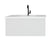 Laviva 313VTR-36CW Vitri 36" Bathroom Vanity with VIVA Stone Solid Surface Countertop