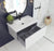 Laviva 313VTR-36CW Vitri 36" Bathroom Vanity with VIVA Stone Solid Surface Countertop