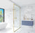 Laviva 313VTR-36NB Vitri 36" Bathroom Vanity with VIVA Stone Solid Surface Countertop