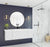 Laviva 313VTR-54CW Vitri 54" Bathroom Vanity with VIVA Stone Solid Surface Countertop