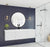 Laviva 313VTR-60CCW Vitri 60" Single Sink Bathroom Vanity with VIVA Stone Solid Surface Countertop
