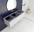 Laviva 313VTR-60C Vitri 60" Single Sink Wall Hung Bathroom Vanity Cabinet