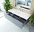 Laviva 313VTR-60CFG Vitri 60" Single Sink Bathroom Vanity with VIVA Stone Solid Surface Countertop