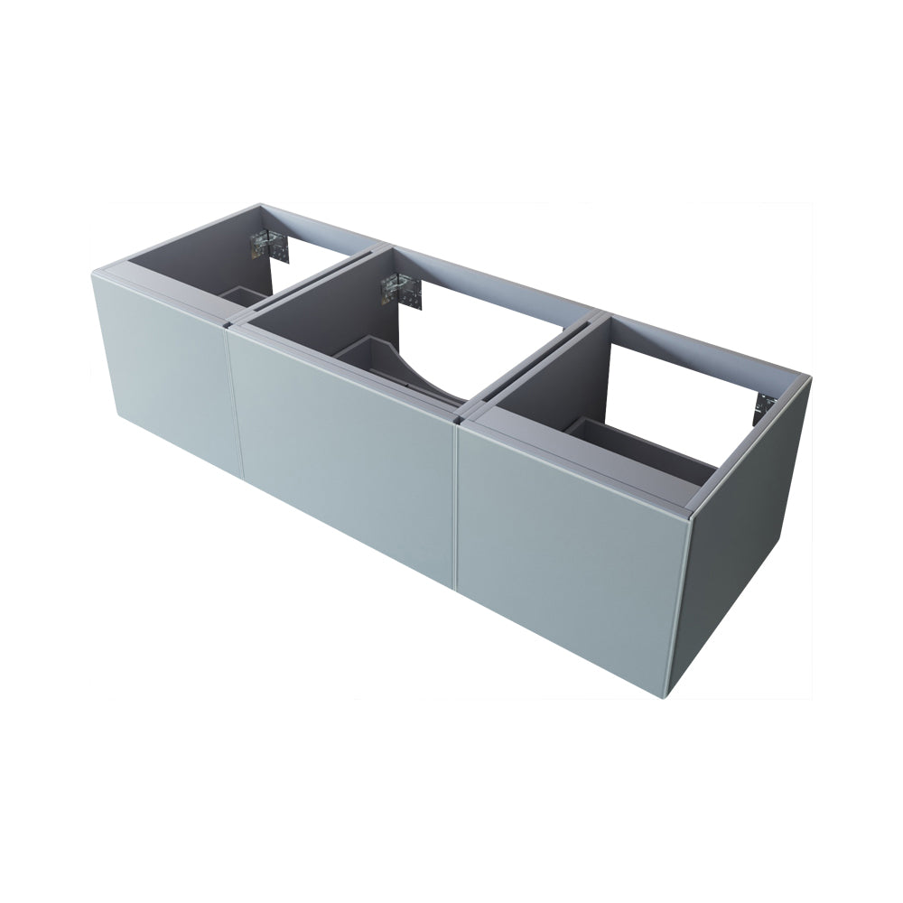 Laviva 313VTR-60C Vitri 60" Single Sink Wall Hung Bathroom Vanity Cabinet