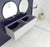 Laviva 313VTR-60D Vitri 60" Double Sink Wall Hung Bathroom Vanity Cabinet