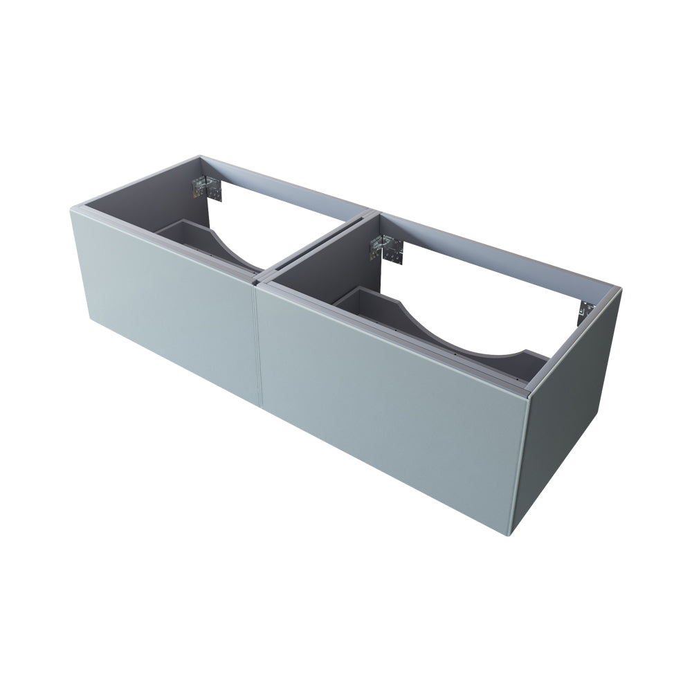 Laviva 313VTR-60D Vitri 60" Double Sink Wall Hung Bathroom Vanity Cabinet