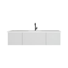 Load image into Gallery viewer, Laviva 313VTR-66CW Vitri 66&quot; Single Sink Bathroom Vanity with VIVA Stone Solid Surface Countertop
