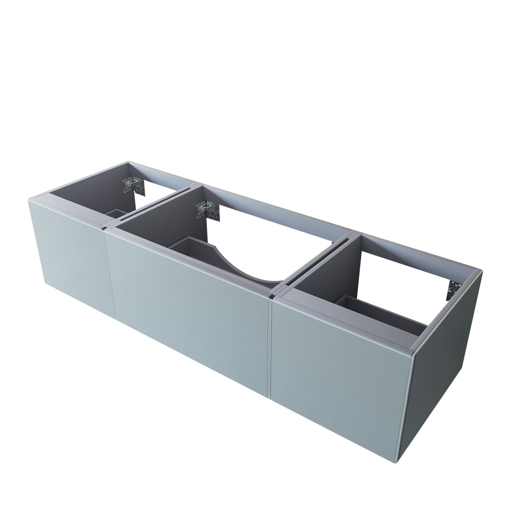 Laviva 313VTR-66 Vitri 66" Single Sink Wall Hung Bathroom Vanity Cabinet