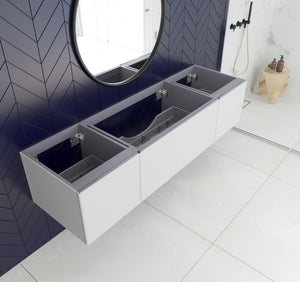 Laviva 313VTR-72C Vitri 72" Single Sink Wall Hung Bathroom Vanity Cabinet