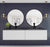 Laviva 313VTR-72D Vitri 72" Double Sink Wall Hung Bathroom Vanity Cabinet