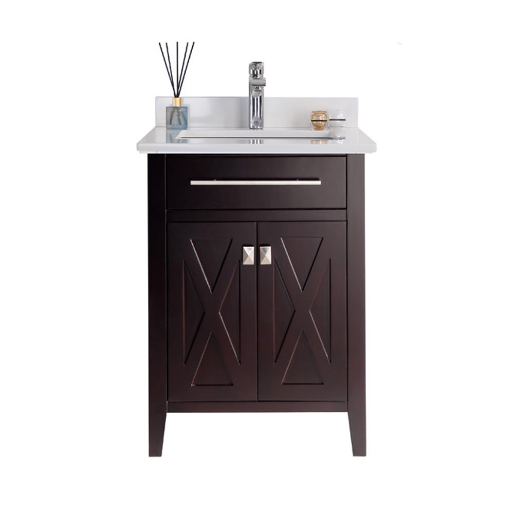 Laviva 313YG319-24B Wimbledon 24" Bathroom Vanity with Countertop