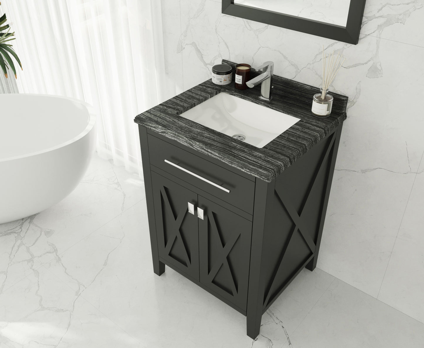 Laviva 313YG319-24E Wimbledon 24" Bathroom Vanity with Countertop