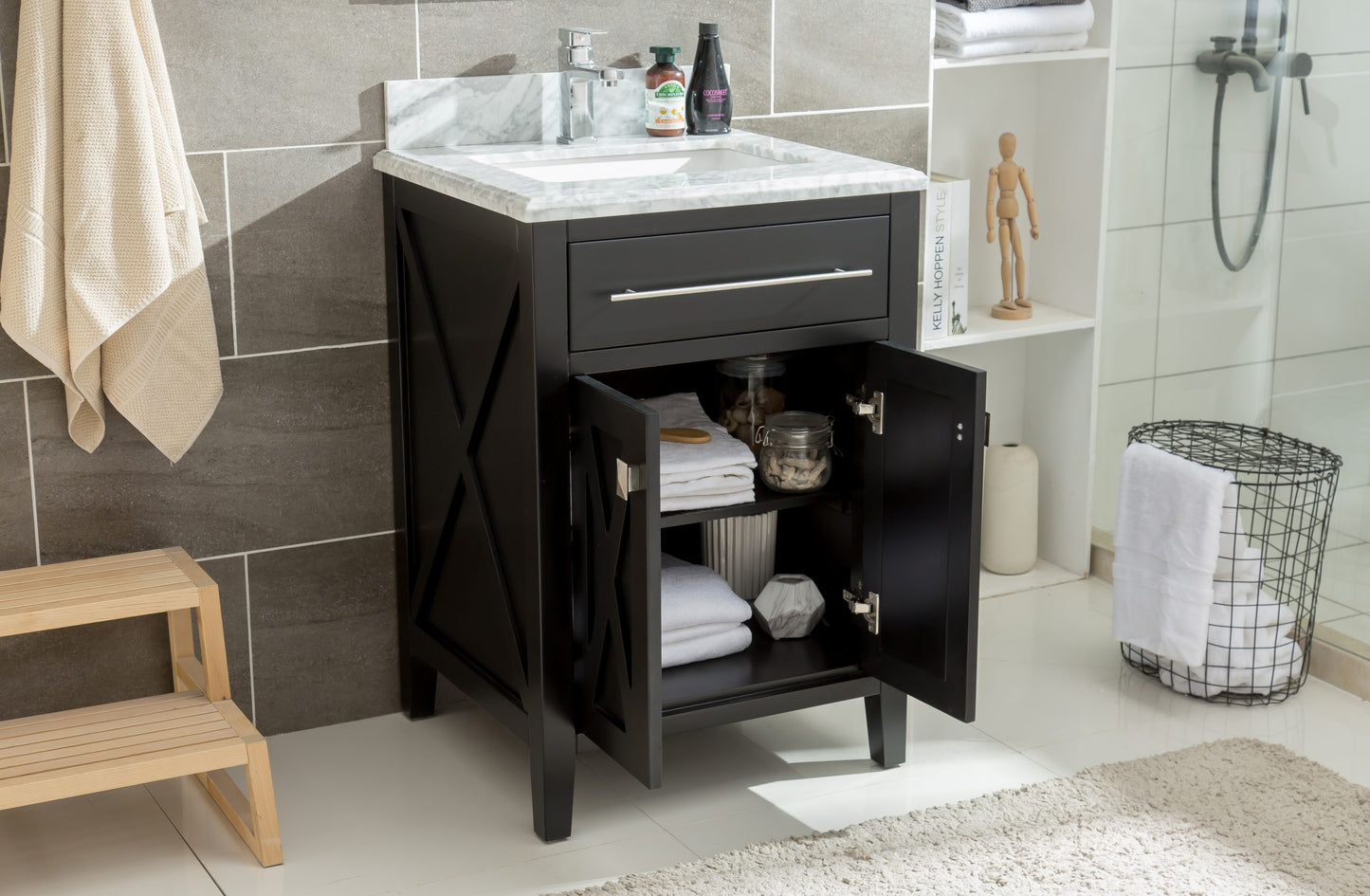 Laviva 313YG319-24E Wimbledon 24" Bathroom Vanity with Countertop