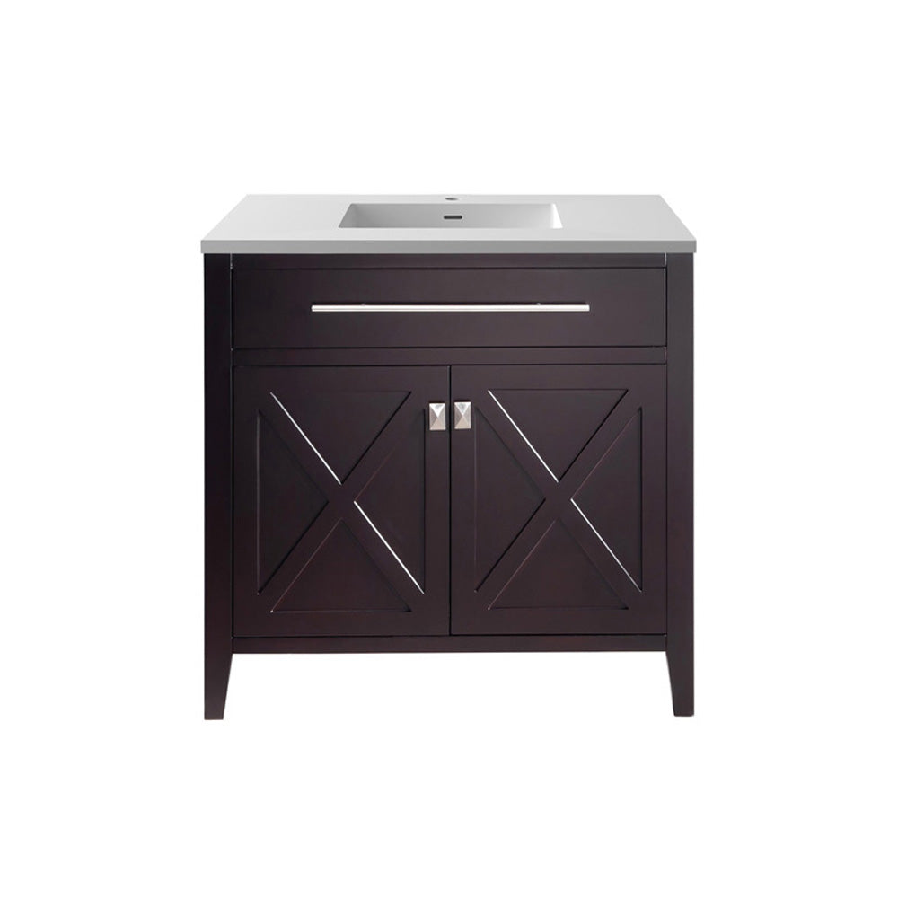 Laviva 313YG319-36B Wimbledon 36" Bathroom Vanity with Countertop