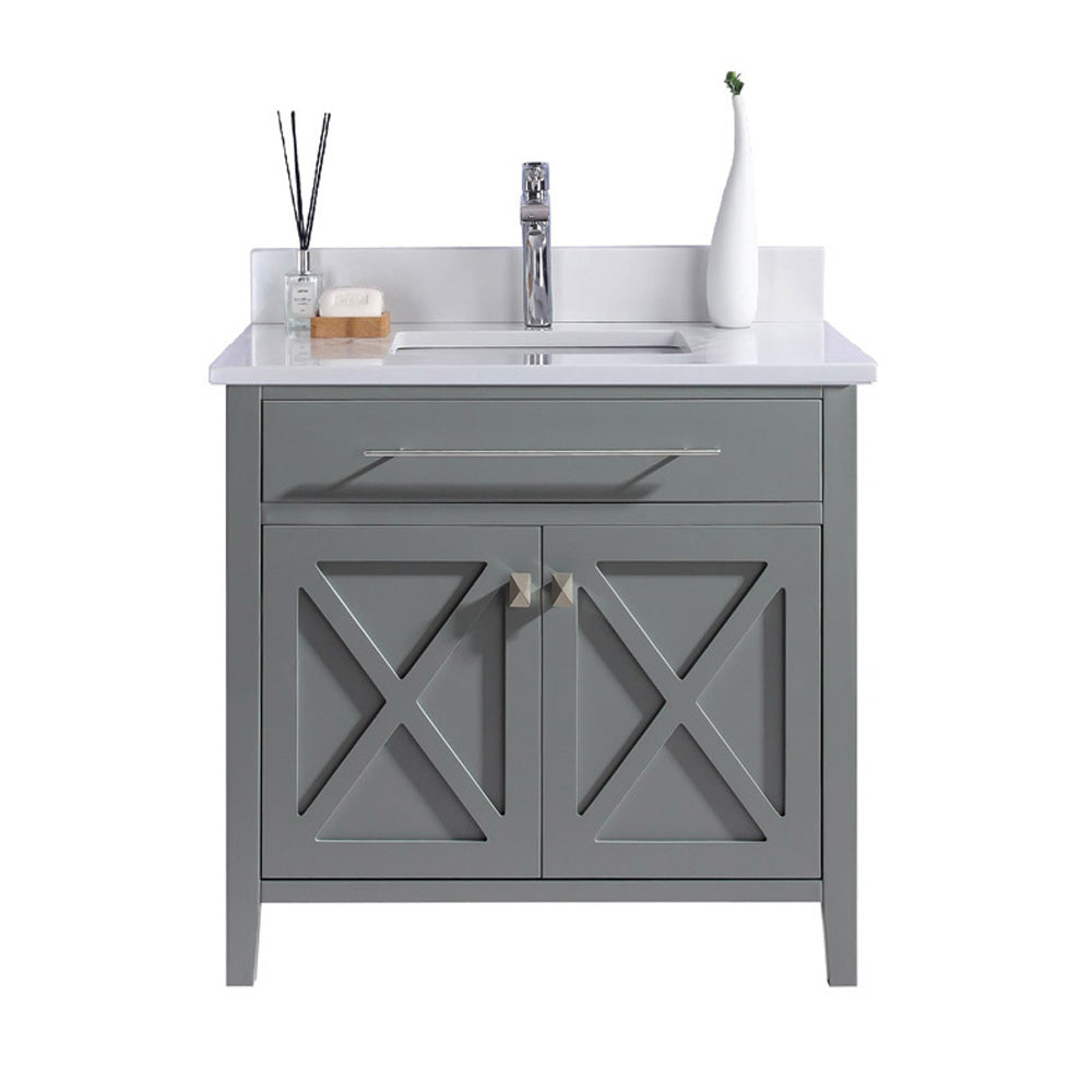 Laviva 313YG319-36G Wimbledon 36" Bathroom Vanity with Countertop
