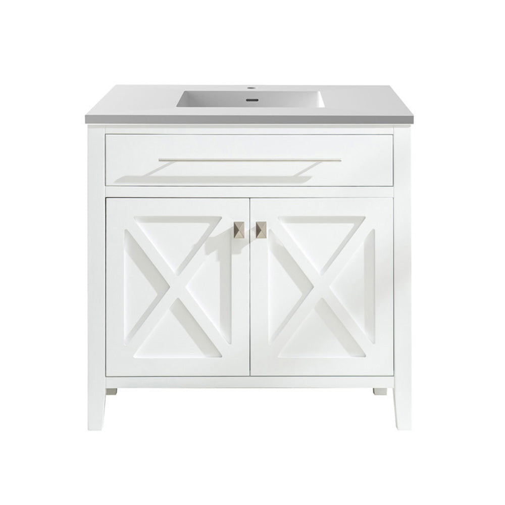 Laviva 313YG319-36W Wimbledon 36" Bathroom Vanity with Countertop