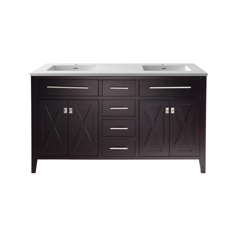 Laviva 313YG319-60 Wimbledon 60" Double Sink Bathroom Vanity Cabinet