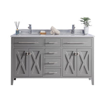 Load image into Gallery viewer, Laviva 313YG319-60G Wimbledon 60&quot; Double Sink Bathroom Vanity with Countertop