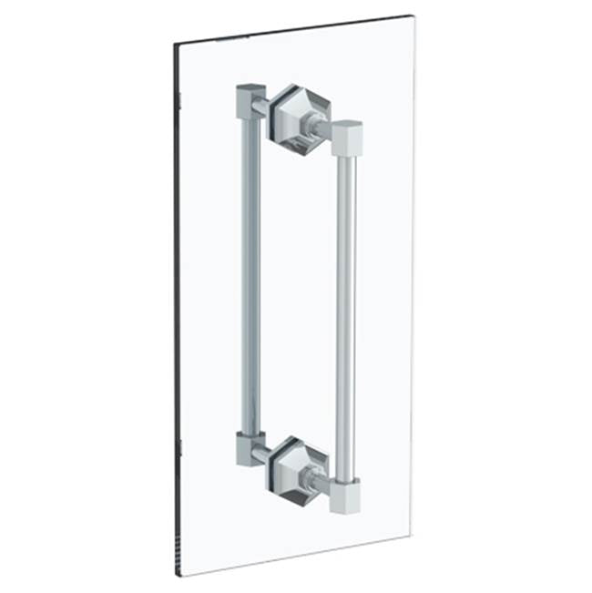 Watermark 314-0.1-12DDP Beverly 12” Double Shower Door Pull/ Glass Mount Towel Bar - Parent