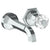 Watermark 314-1.2-CRY5 Beverly Wall Mounted 2 Hole Lavatory Set With 6 3/4" CTC  Spout