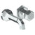 Watermark 314-1.2-T6 Beverly Wall Mounted 2 Hole Lavatory Set With 6 3/4" CTC  Spout